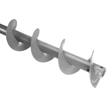 Martin 9H406-R Conveyor Screw - Helicoid Steel Right Hand 9 in Screw Diameter 118 in Flight Length