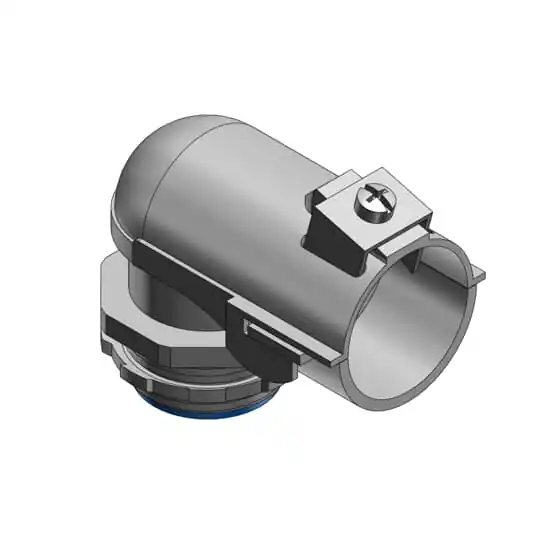 SK0492189-US20260702-105043-0 ABB 3135 Thomas & Betts 3/4 Inch 90 Degree Insulated Tite Bite Flex Connector - Image 1