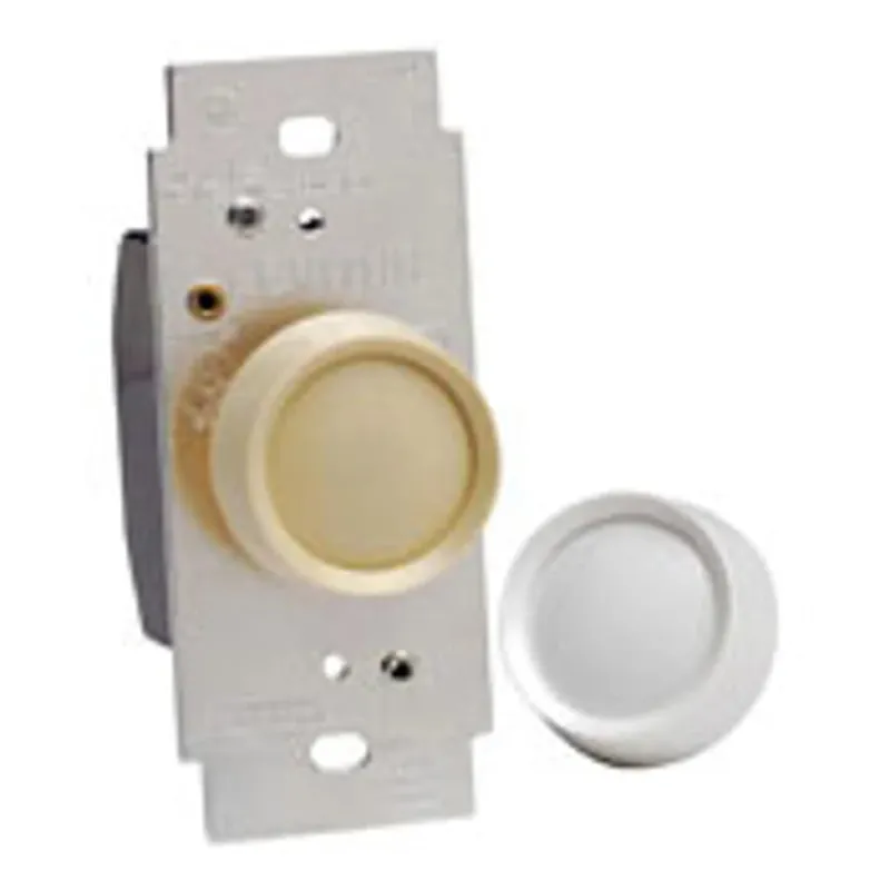 Leviton 6683-IW Trimatron 600W Incandescent Rotary Dimmer, 3-Way, Ivory/White