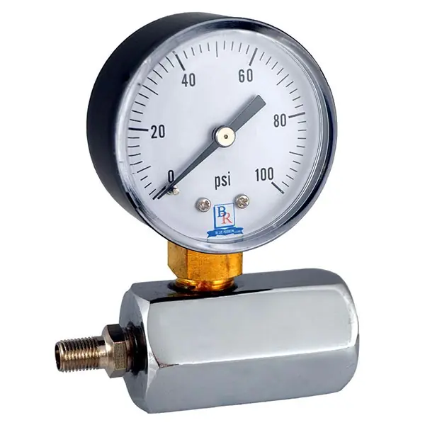 SK0492426-US20260702-105043-0 Blue Ribbon BRGT-30 Standard Gas Pressure Test Gauge Assembly, 30 psi, 3/4 in FNPT Connection - Image 1