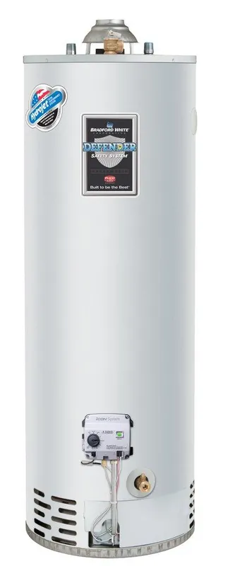 SK0492428-US20260702-105043-0 Bradford White RG150T6N-394 FVIR Defender Safety System 50 gal Natural Gas Water Heater - Image 1