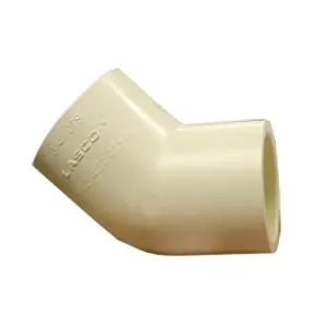 Westlake Pipe & Fittings 4117-010 45 Deg CTS Elbow, 1 In, Slip, CPVC