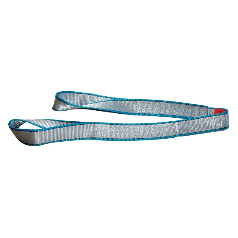 Lift-All EE2802TTX10 Tuff-Edge II Webmaster 1600 Twisted Eye and Type 4 Eye Web Sling, 10 ft L x 2 in W, 6400 lb