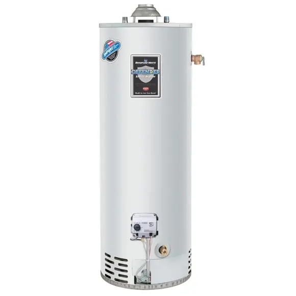 SK0492628-US20260702-105043-0 Bradford White RG130T6N-394 Defender Safety System Gas Water Heater 27000 Btu/hr 30 gal Natural Gas - Image 1