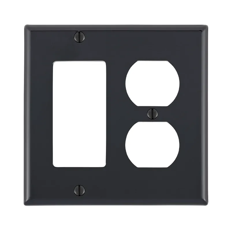 SK0492719-US20260702-105043-0 Leviton 80746-E 1DUP/1DECORA NYL WP Standard 2 Gang - Image 1