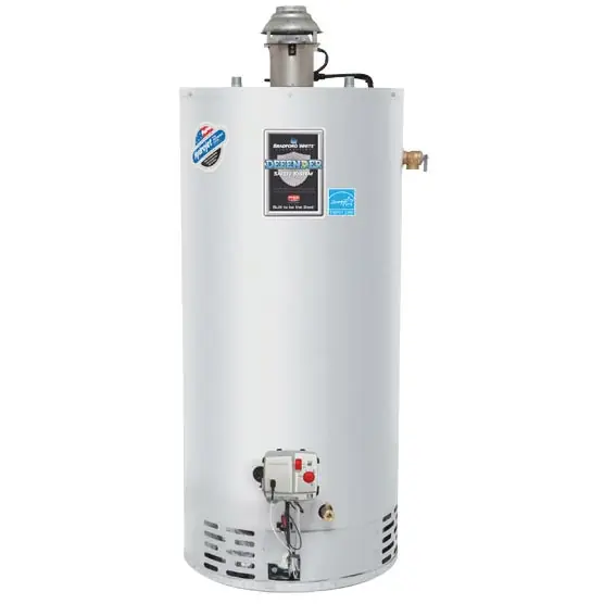 SK0492875-US20260702-105043-0 Bradford White RG2D50S6N Defender Safety System Gas Water Heater 40000 Btu/hr 50 Gal Tank Natural Gas Atmospheric Vent - Image 1