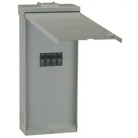 SK0493010-US20260702-105043-0 GE THQMV200NRE Circuit Breaker Enclosure With Breaker 21 in L x 9 in W x 4.4 in D NEMA 3R - Image 1