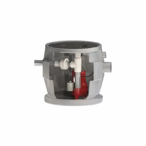 SK0493055-US20260702-105043-0 Liberty Pumps P382LE41SD Pro380 Submersible Simplex Sewage System, 2 in Discharge Pipe, 4/10 hp, 115 VAC, Polyethylene, 1725 rpm Motor - Image 1