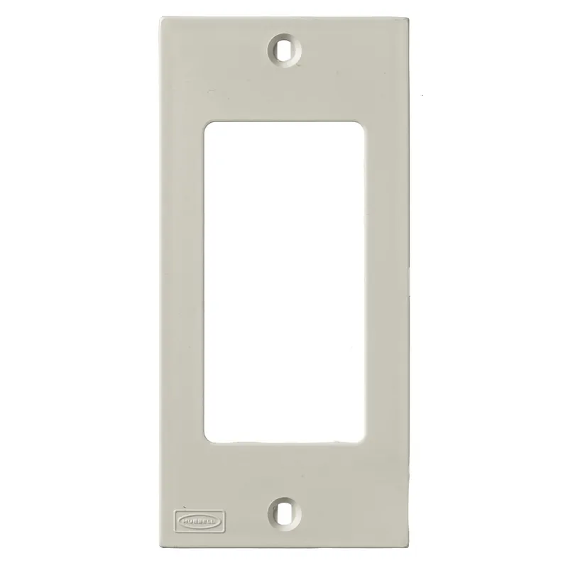 Hubbell KP26 HUB Polytrak GFCI RCPT Plate
