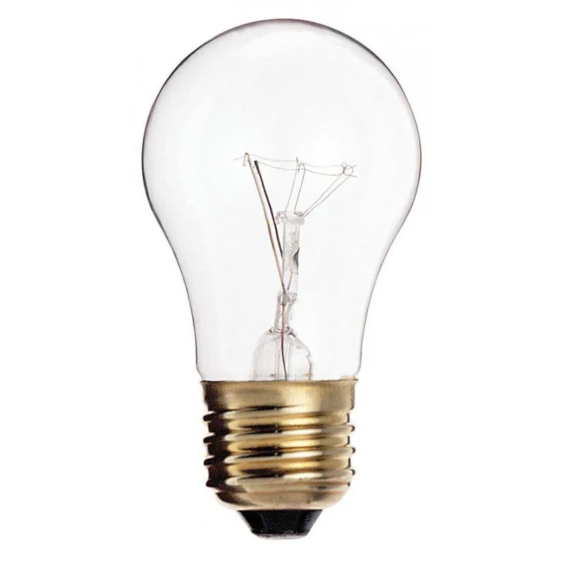 SATCO S3810 A Series 40W A15 Dimmable Incandescent Light Bulb with Medium Base