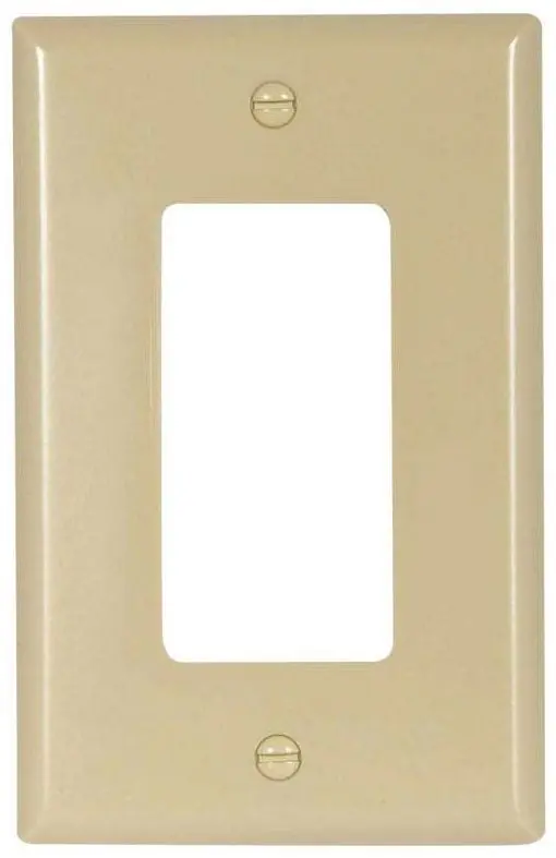 EATON 2051V-BOX Wallplate 1G Mid Thermoset Ivory