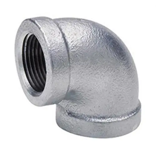 B&K 510-006 90 deg Pipe Elbow, 1-1/4 in, NPT, 150 lb, Malleable Iron, Galvanized