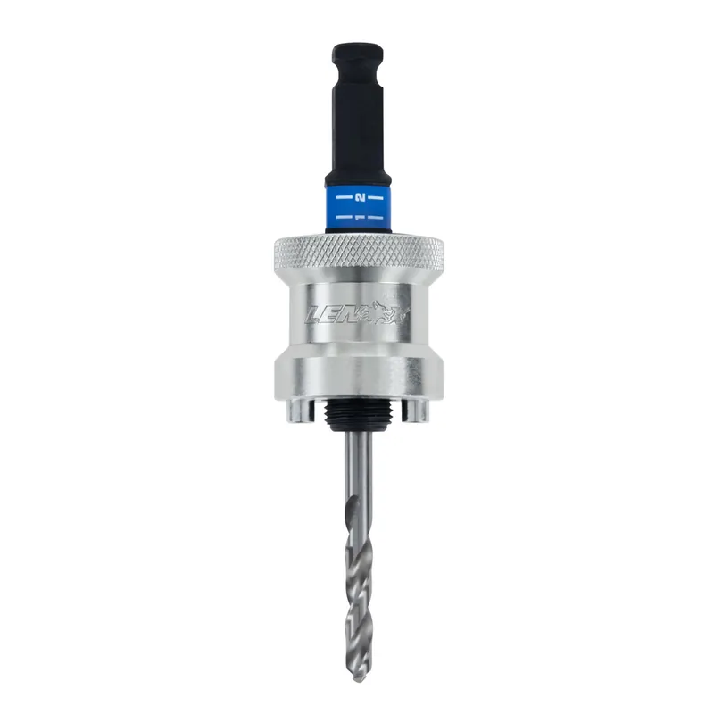 SK0493719-US20260702-105043-0 Lenox LXAH9912PBM Quick-Change Hole Saw Arbor, 1-1/4 to 6 in Arbor, 1/2 in Shank, Steel - Image 1