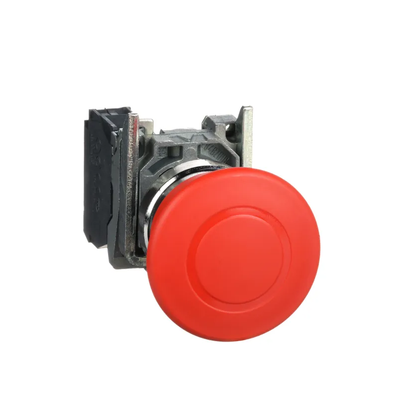 SK0494012-US20260702-105043-0 Schneider Electric XB4BT842 Square D 22 mm 600 VAC 1.2 Amp 1NC Red Round Trigger Action Push-Pull Non-Illuminated Push Button - Image 1