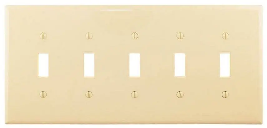 EATON PJ5V Wallplate Power 5 Gangs