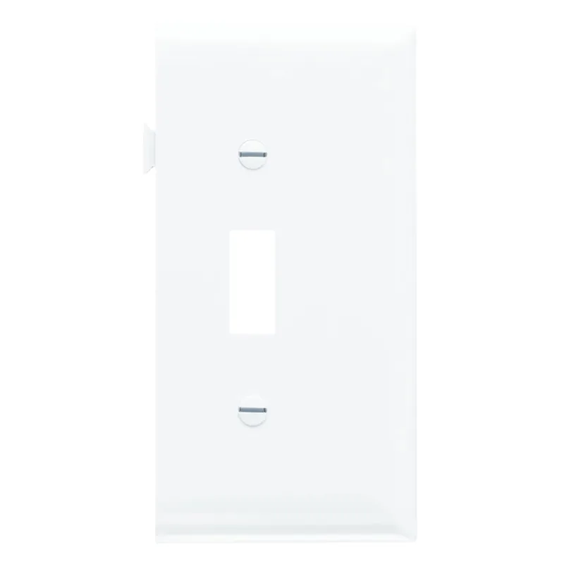 Legrand PJSE1W Sectional Wall Plate Semi-Jumbo Toggle End Section White