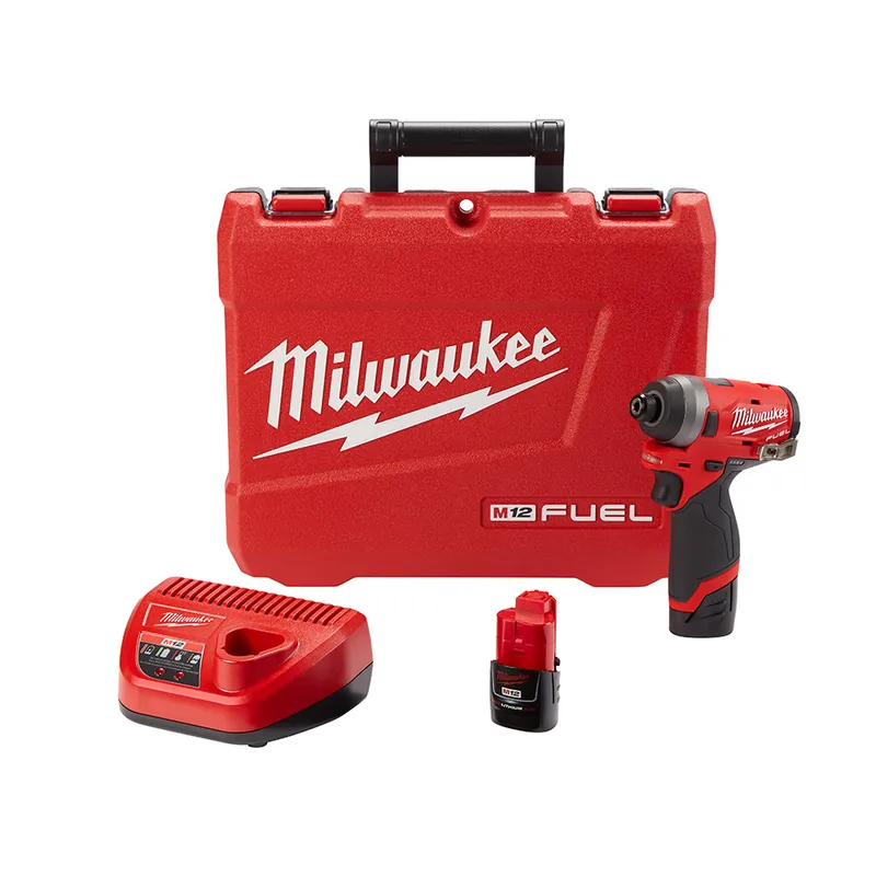 Milwaukee 2553-22 M12 Fuel 1/4 Hex Impact Driver Kit