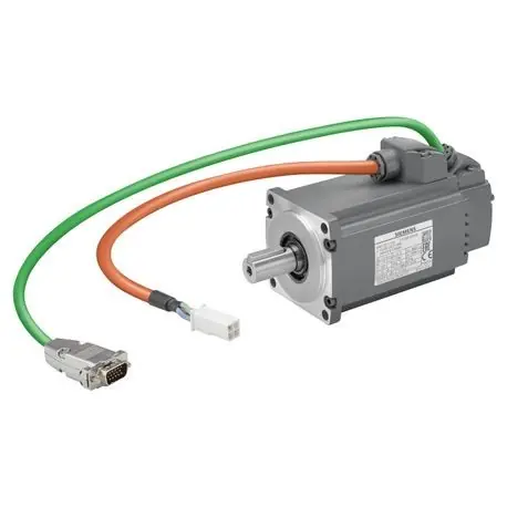 SK0494171-US20260702-105043-0 Siemens 1FL60342AF211LG1 Simotics 1FL6 Servo Motor 230 V 3000 rpm Speed - Image 1