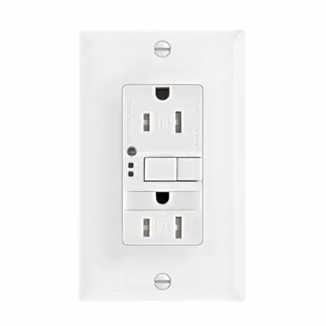 EATON TRSGFNL15W Eaton Wiring Devices Duplex Self-Test Tamper-Resistant GFCI Receptacle 125 VAC 15 A