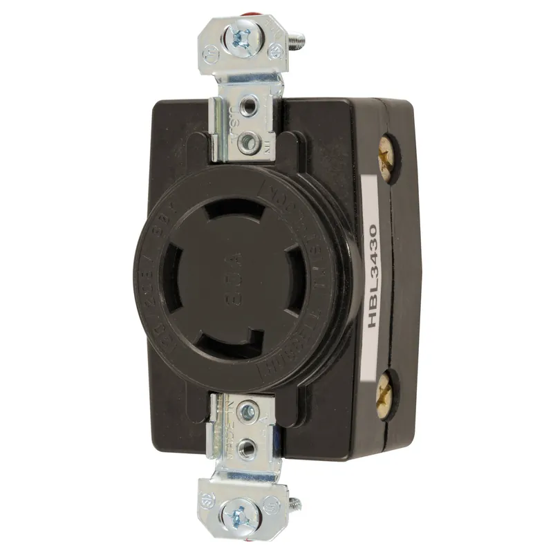 SK0494225-US20260702-105043-0 Hubbell HBL3430 HUB 4P-4W-30A BLK RCPT - Image 1