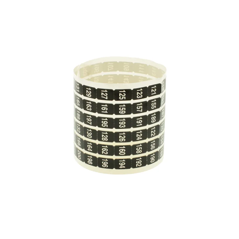 Square D NQ204OE 103 to 204 Odd/Even Panelboard Circuit Number Strip