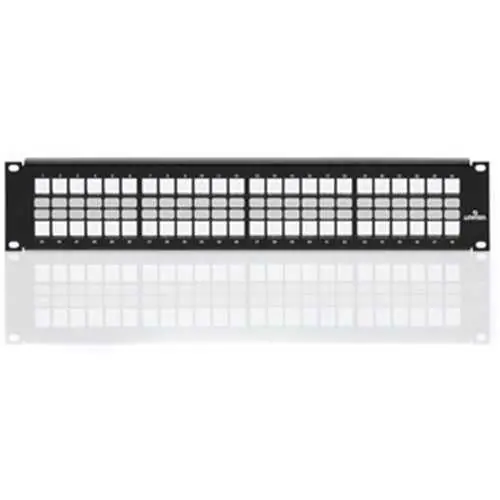 SK0494272-US20260702-105043-0 Leviton 49255-H48 QuickPort Patch Panel, 48-Port, 2U RMS, with Cable Management Bar - Image 1