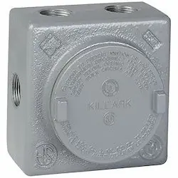 SK0494315-US20260702-105043-0 Killark GRSS-2 Outlet Body, Square 3/4 AL - Image 1