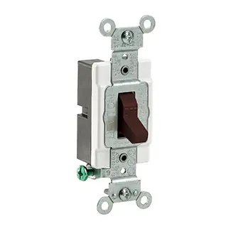 SK0494344-US20260702-105043-0 Leviton CS120-2 Toggle Switch 120/277 VAC 20 Amp 1-Pole 2 Hp Replacement MPN - Image 1