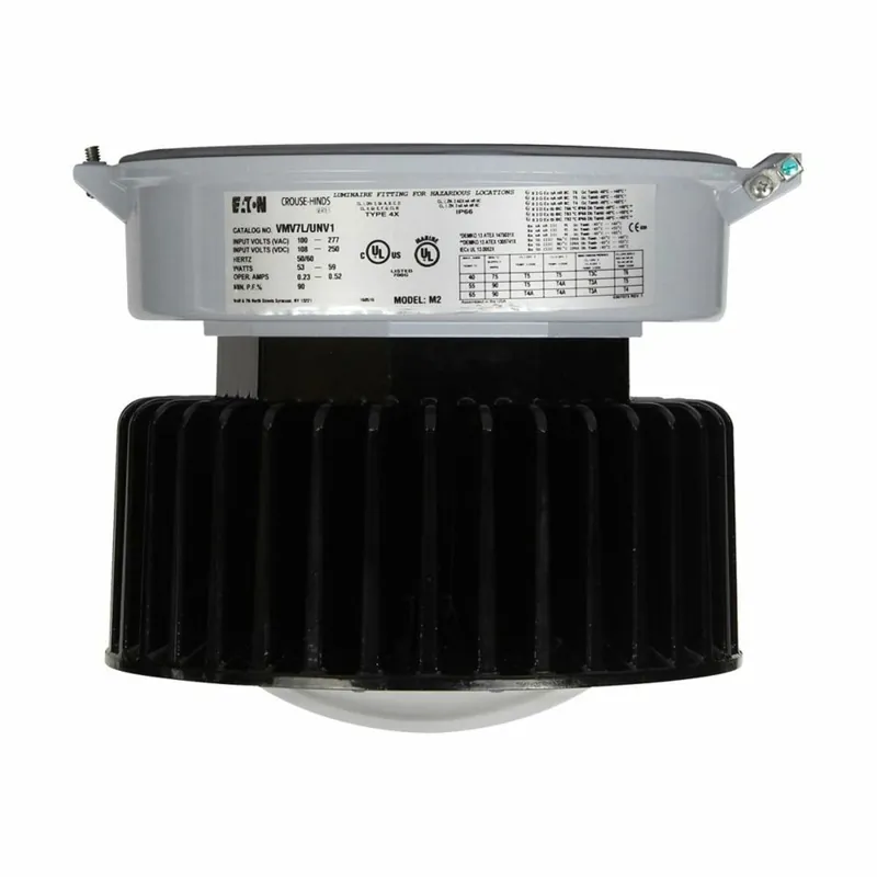 Eaton PVML-7-UNV1 Crouse-Hinds Champ Pro PVML LED Fixture 175W HID Equivalent No Guard Glass Lens