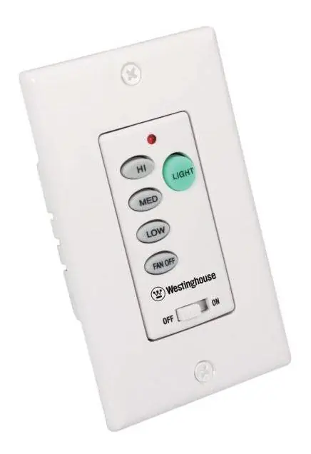 Westinghouse 7787500 Ceiling Fan and Light Wall Control 120 VAC 1.25 A