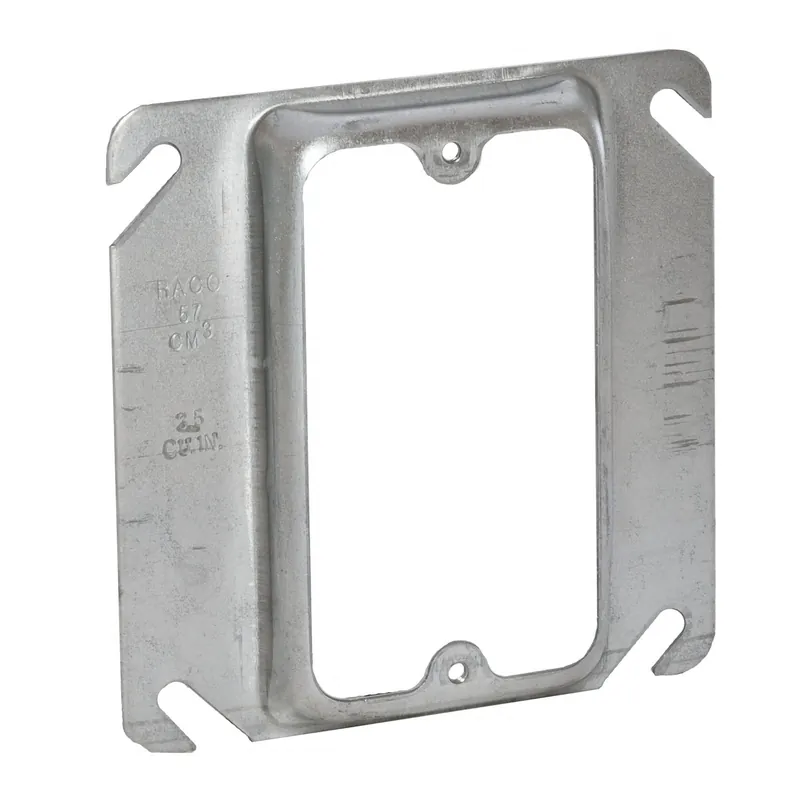 SK0494580-US20260702-105043-0 Hubbell 772 RACO Mud Ring 4SQ RSD 1/2 1DVC - Image 1