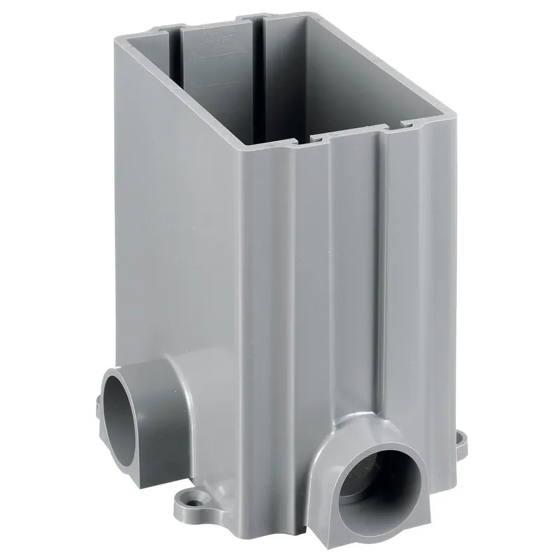 SK0494595-US20260702-105043-0 Hubbell PFBRG1 HUB 1G Gray Plastic Floor Box w/Four 1 Hubs - Image 1