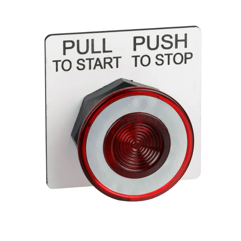 SK0494634-US20260702-105043-0 Schneider Electric 9001SKR9R Square D 30 mm Red Body Plastic Bezel Push-Pull Operator - Image 1