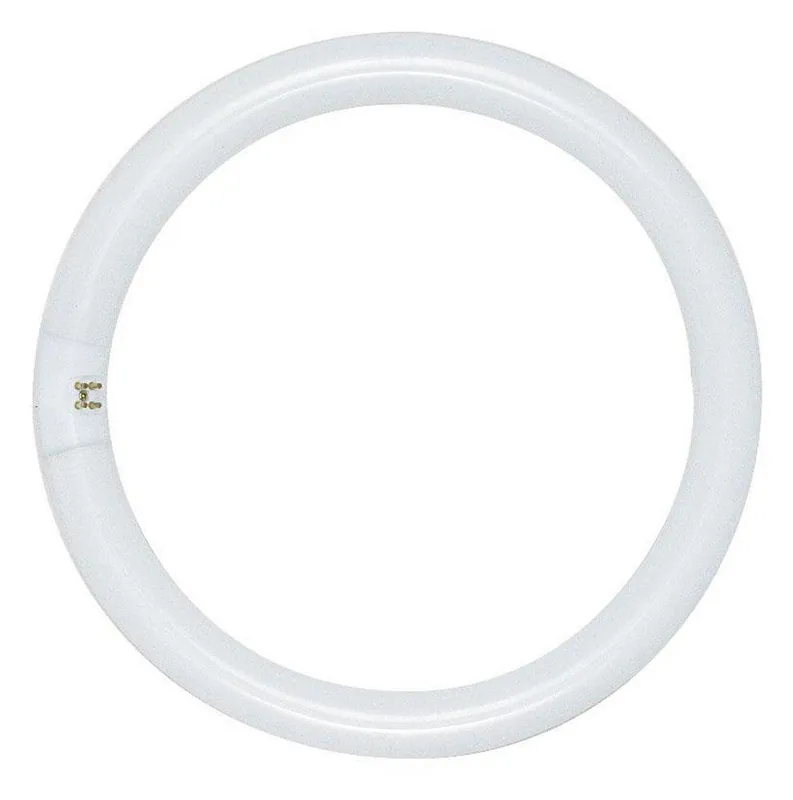 SATCO S6502 22W 8 in T9 Circline Fluorescent Light Bulb 3000 Kelvin with 4-Pin Base