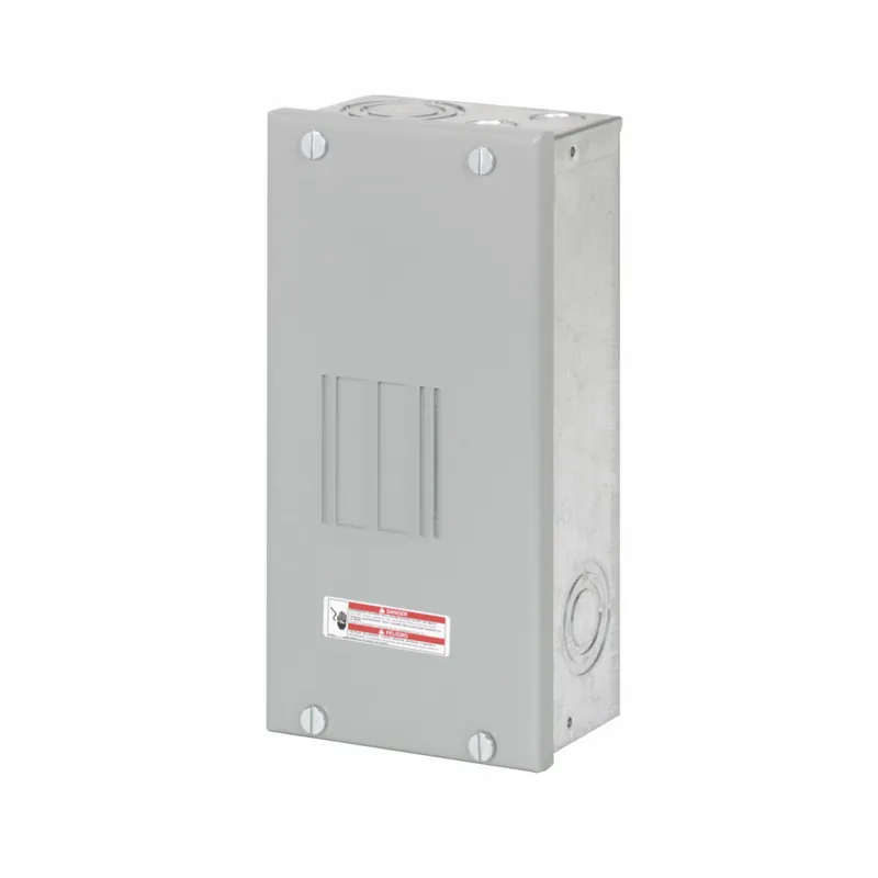 EATON BR24L70SP 1-Phase Main Lug Loadcenter, 120/240 VAC, 70 A, 4 Poles, 10 kA Interrupt