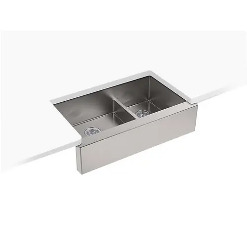 Kohler K-5416-NA Strive Kitchen Sink 2-Basin 16 ga Stainless Steel