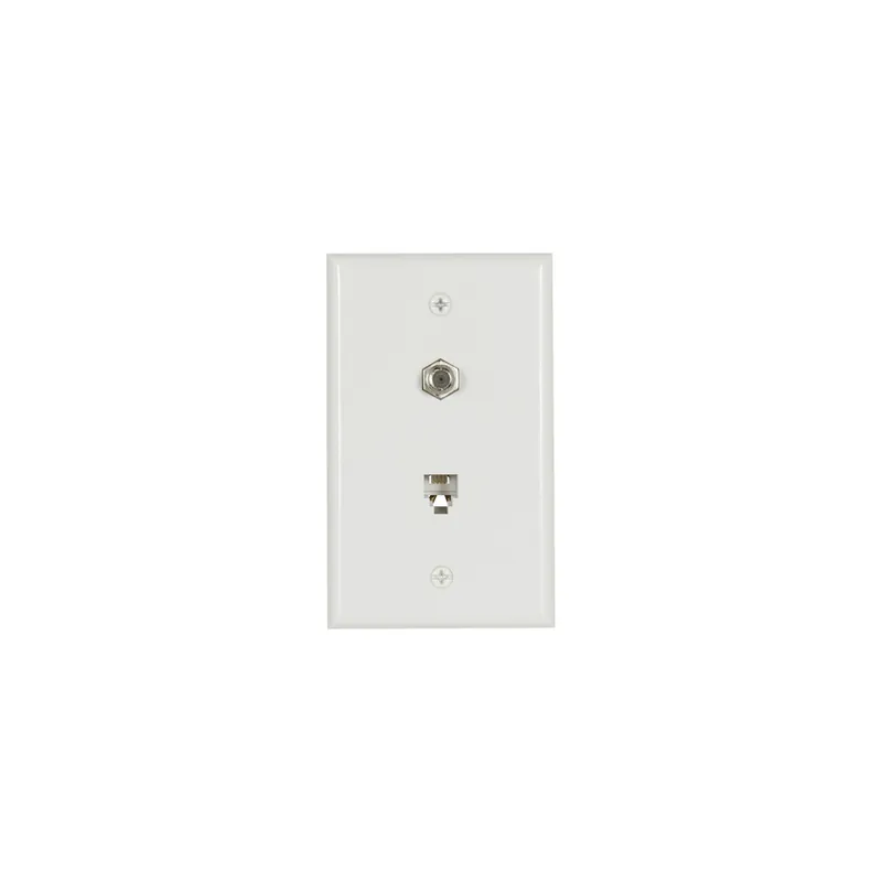 Eaton 3535-4W EWD 3535-4W Comb 4 Cond Phone Jack Wallplate