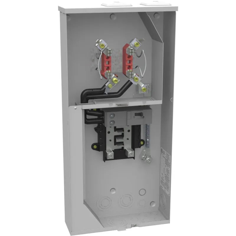 Milbank U5168-XTL-200-KK Ringless Meter Socket with Main and Load Center, 200 Amp, 240 VAC