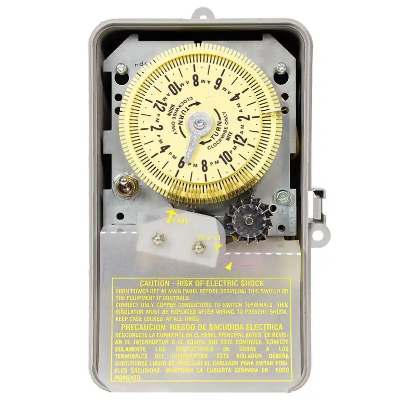 SK0495049-US20260702-105043-0 Intermatic R8815P101C Nema 3R Plastic Case 125 Vac 60 Hz 25 Amp DPST Electromechanical Time Switch with Rain Sensor Terminal - Image 1