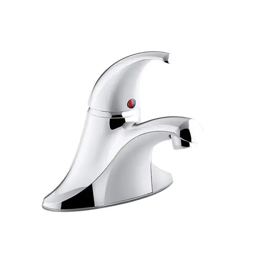 Kohler K-15199-4NDRA-CP Coralais 0.5 gpm 4 inch Center Deck Mount Centerset Bathroom Sink Faucet