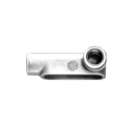 Crouse-Hinds LR19 Condulet Type LR Conduit Outlet Body, 1/2 in Hub, Mark 9 Form, 5 cu-in Capacity, Copper-Free Aluminum