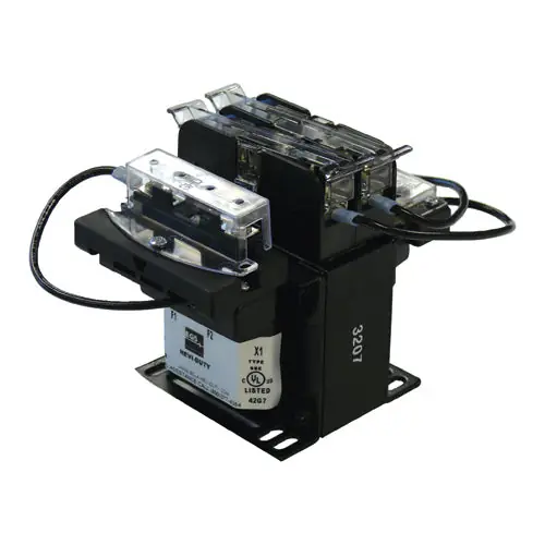 SK0495310-US20260702-105043-0 Emerson E100WB HEV 100VA I.C. SBE ENCAP 240X480-120V XFMR W/FUSE HOLDERS - Image 1