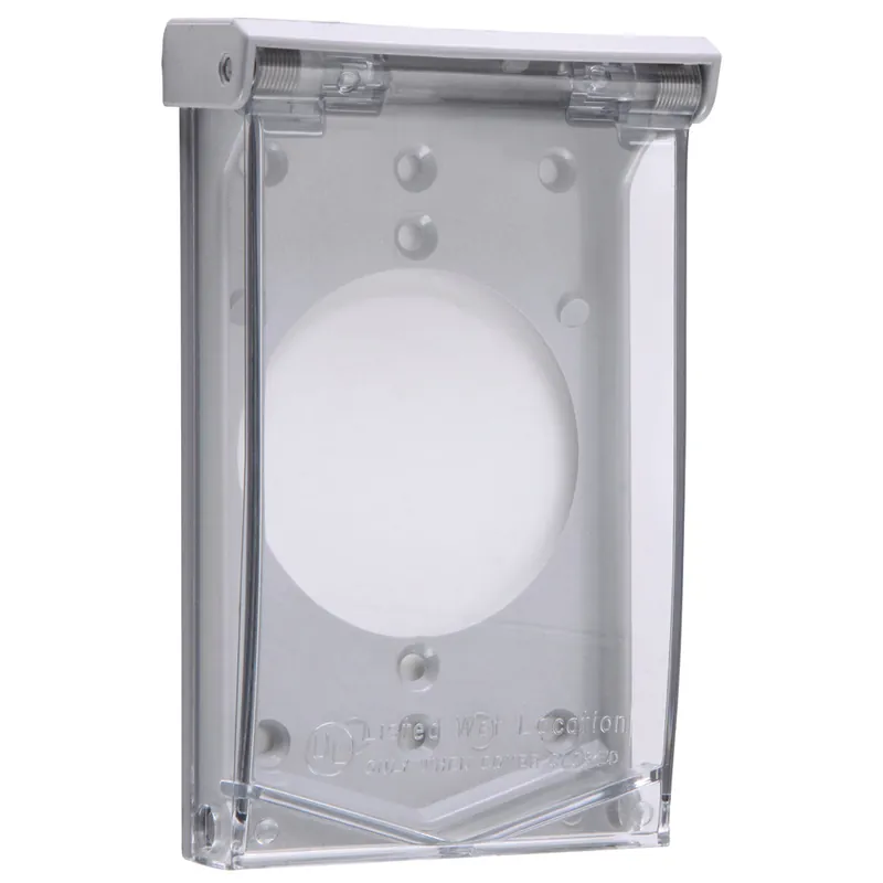 SK0495322-US20260702-105043-0 Legrand 3795 P&S WP CLEAR COVER Self-Closing Weatherproof Outlet Box Cover (4.6 in x 3 in) Replacement MPN - Image 1