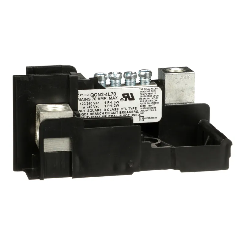 SK0495496-US20260702-105043-0 Schneider Electric QON24L70 Mounting Base 70 Amp 240 VAC 1-Phase 2 Spaces - Image 1