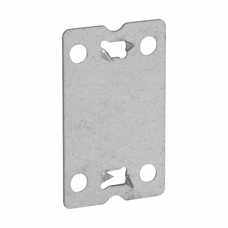 Crouse-Hinds TP659 Stud Safety Plate, For Use With Switch Box, Steel, Natural