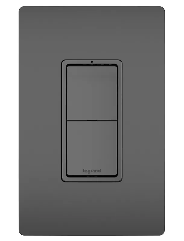 Pass & Seymour RCD11BK Combination Switch, 15A 120V