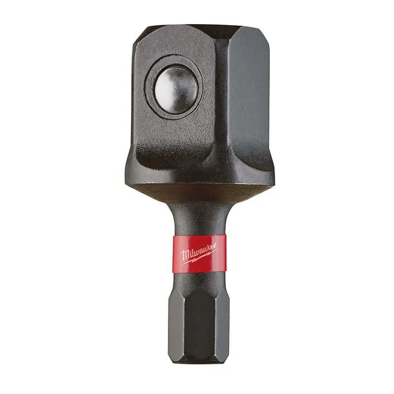 SK0495847-US20260702-105043-0 Milwaukee 48-32-5722 SHOCKWAVE Insert 1/2 Socket Adapter 10 Pack - Image 1