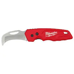 SK0495861-US20260702-105043-0 Milwaukee 48-22-1526 FASTBACK Blunt Tip Hawkbill Folding Knife - Image 1