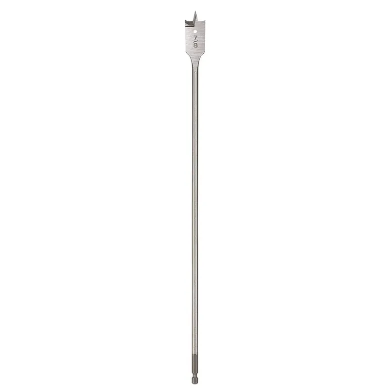 Milwaukee 48-27-0190 Flat Boring Bit, 7/8 in Dia, 16 in OAL, Flat Flute, 1/4 in Shank