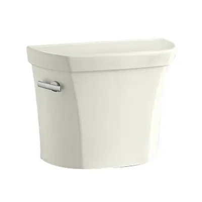 SK0495947-US20260702-105043-0 Kohler K-4468-96 Wellworth 1.6 gpf Class Five Flush Toilet Tank with Lid, Biscuit - Image 1